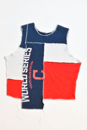 Upcycled Cleveland Baseball Scrappy Tank Top