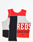 Upcycled Reds Scrappy Tank Top