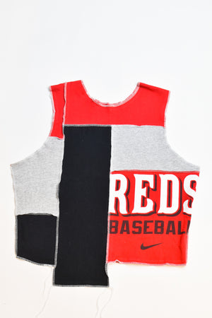 Upcycled Reds Scrappy Tank Top
