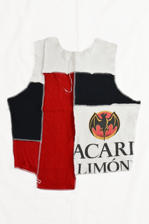Upcycled Alcohol Scrappy Tank Top