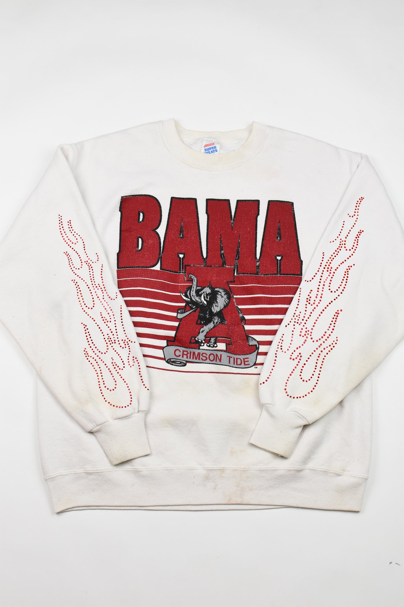 Upcycled Vintage Alabama Flame Sweatshirt