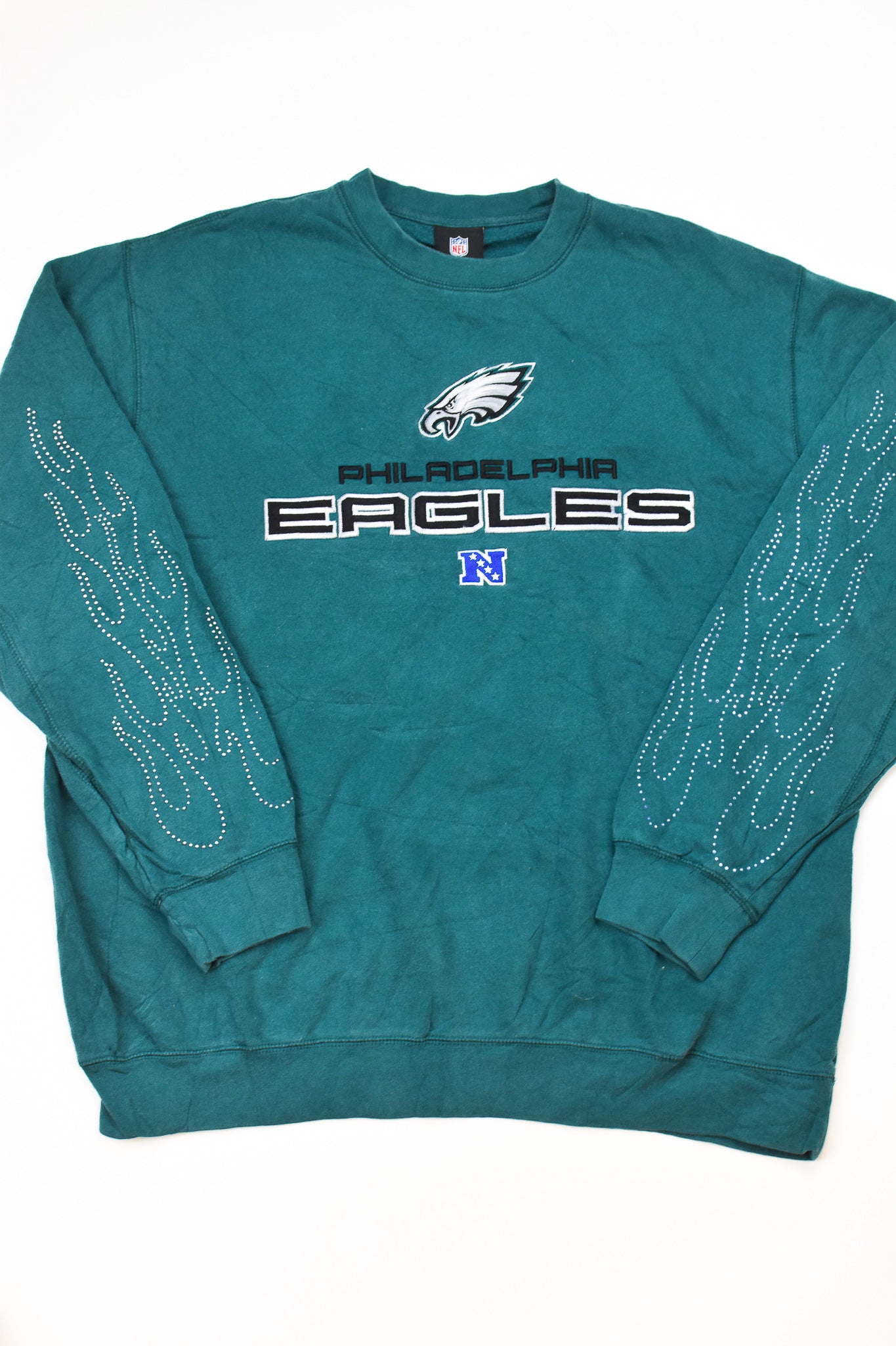 Upcycled Vintage Eagles Flame Sweatshirt