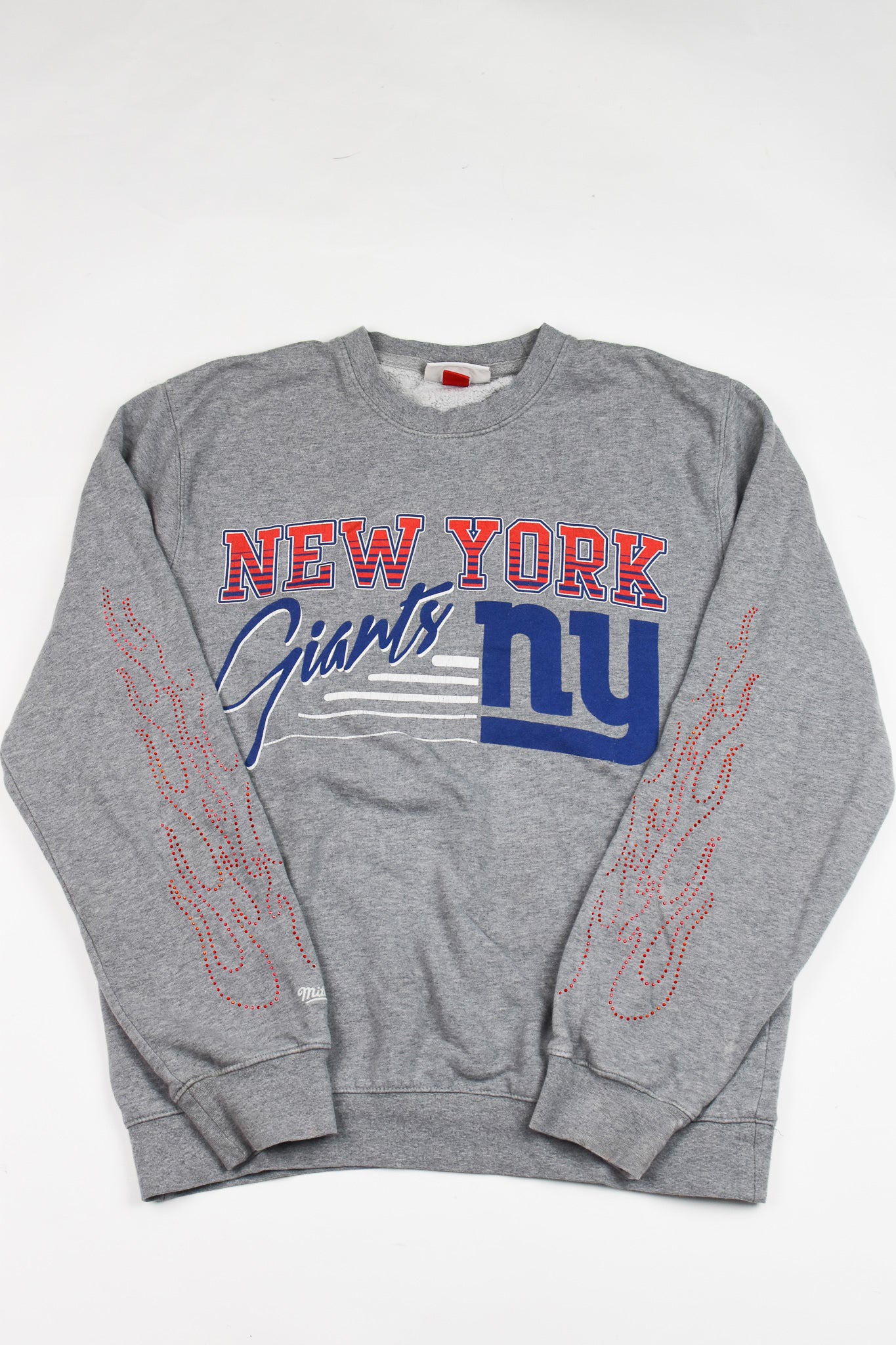 Upcycled NY Giants Flame Sweatshirt