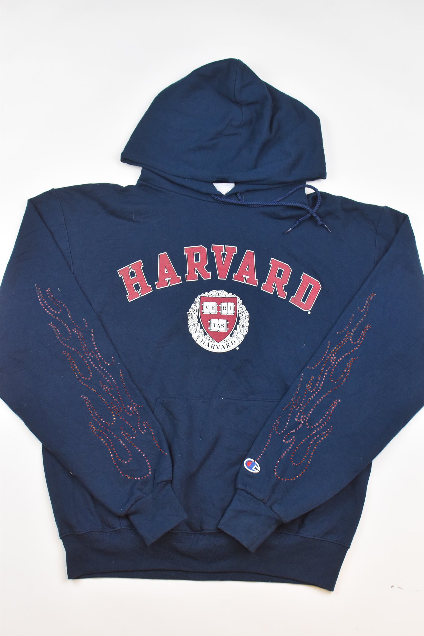 Upcycled Harvard Flame Sweatshirt