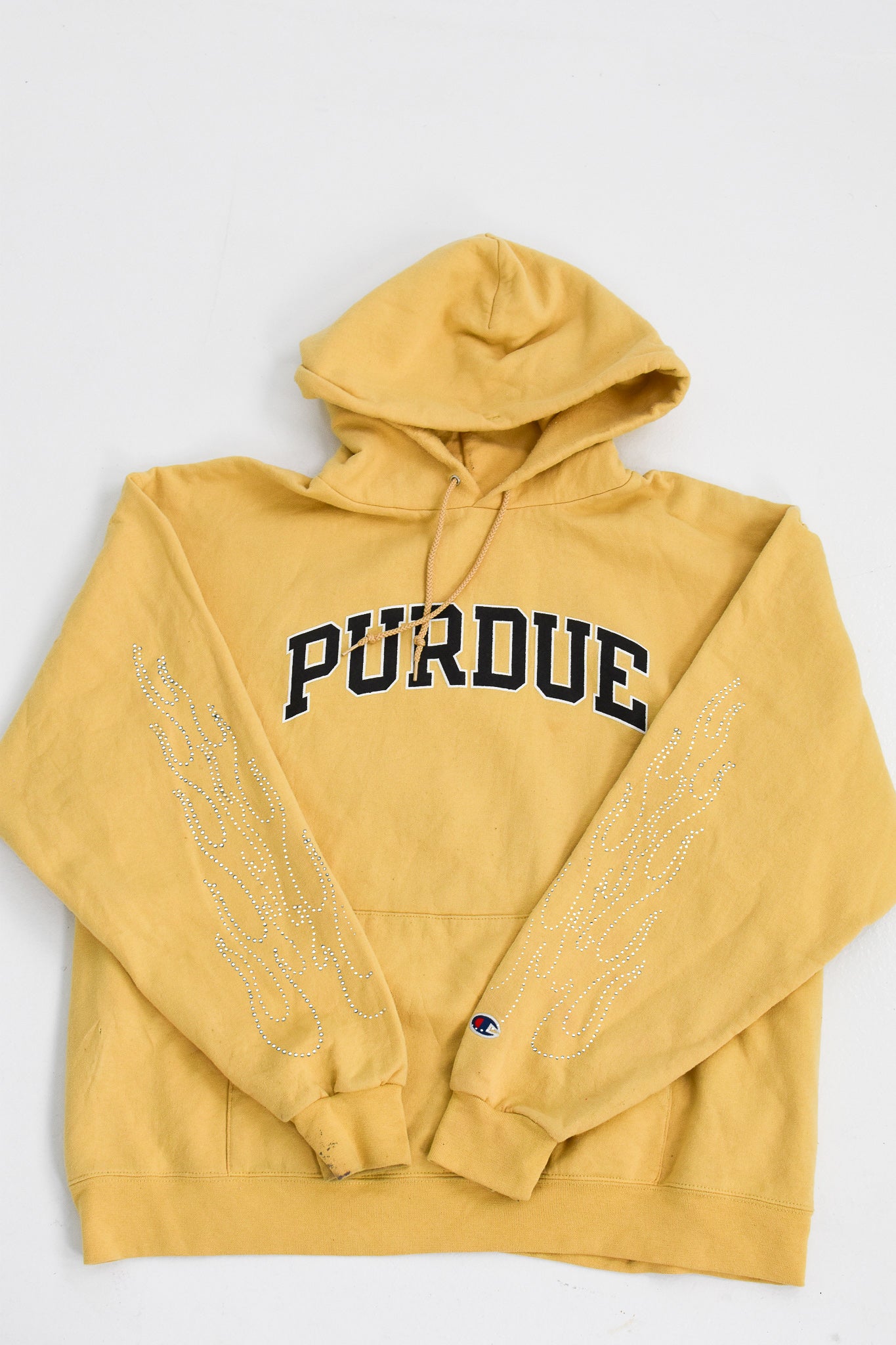 Upcycled Purdue Flame Sweatshirt