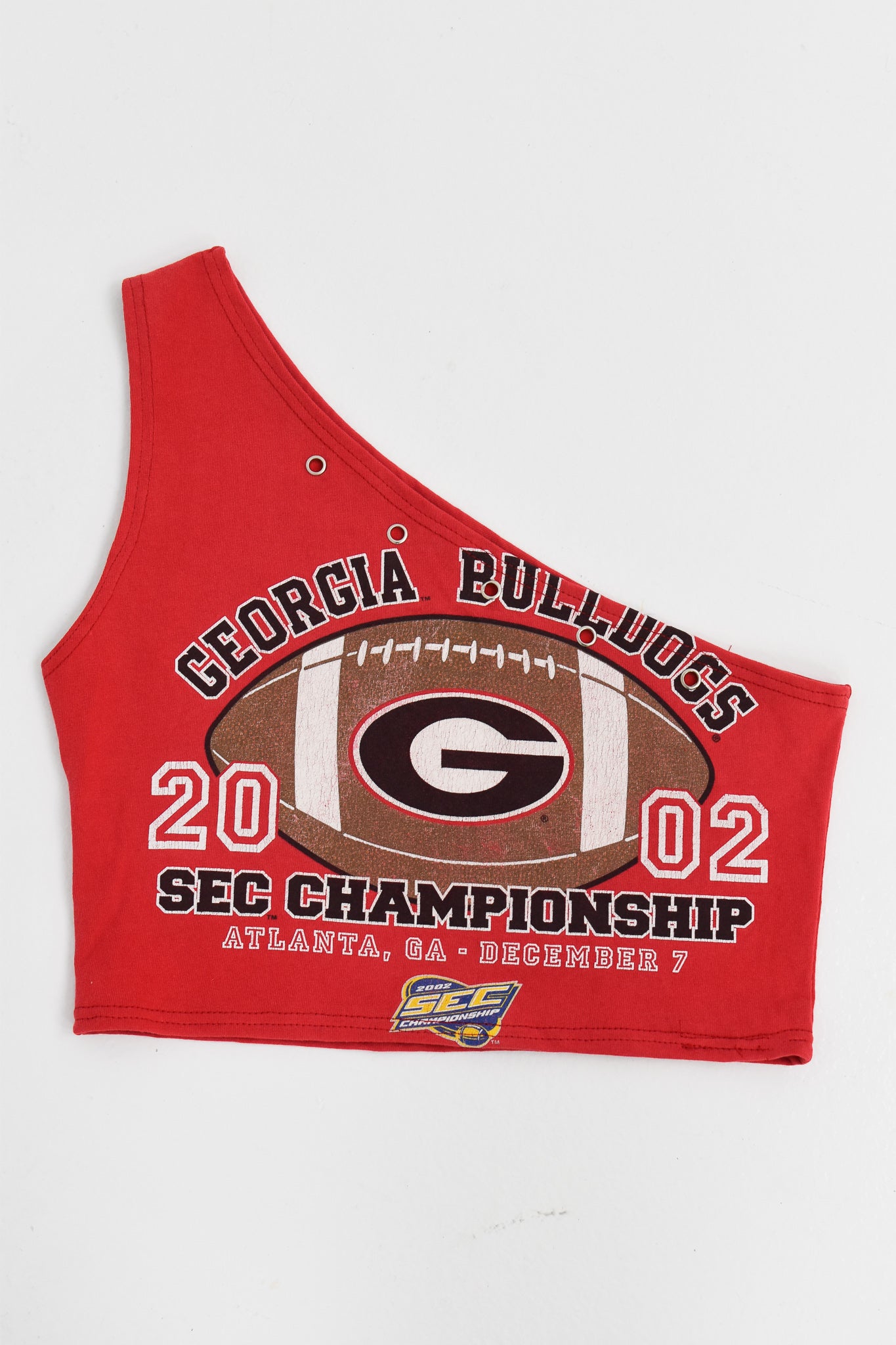 Upcycled Georgia One Shoulder Tank Top