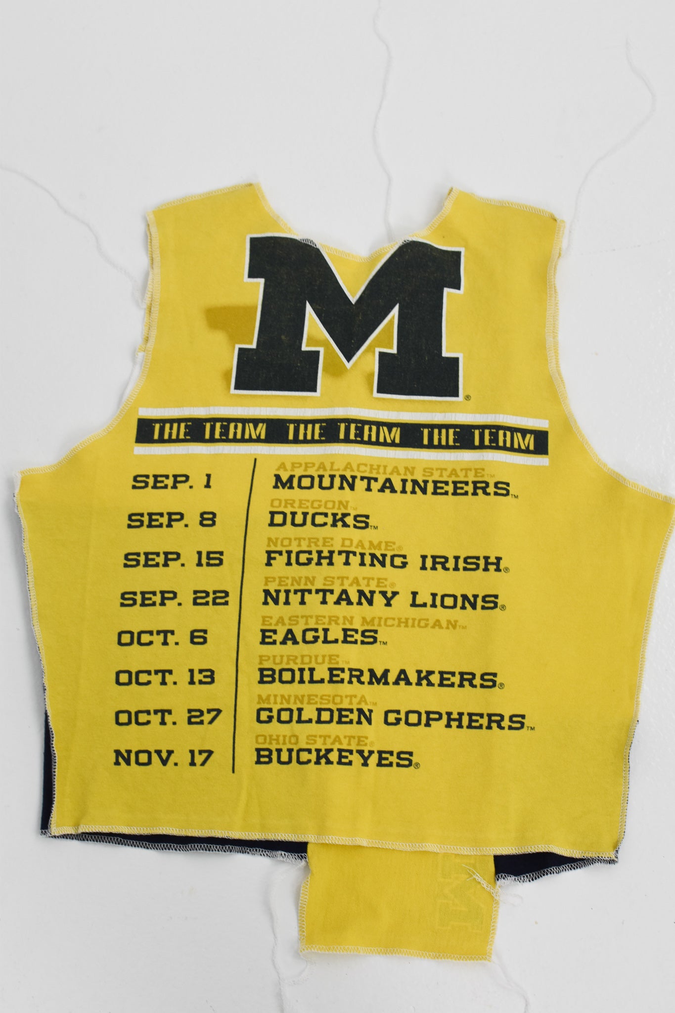 Upcycled Michigan Scrappy Tank Top