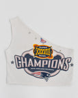 Upcycled Patriots One Shoulder Tank Top