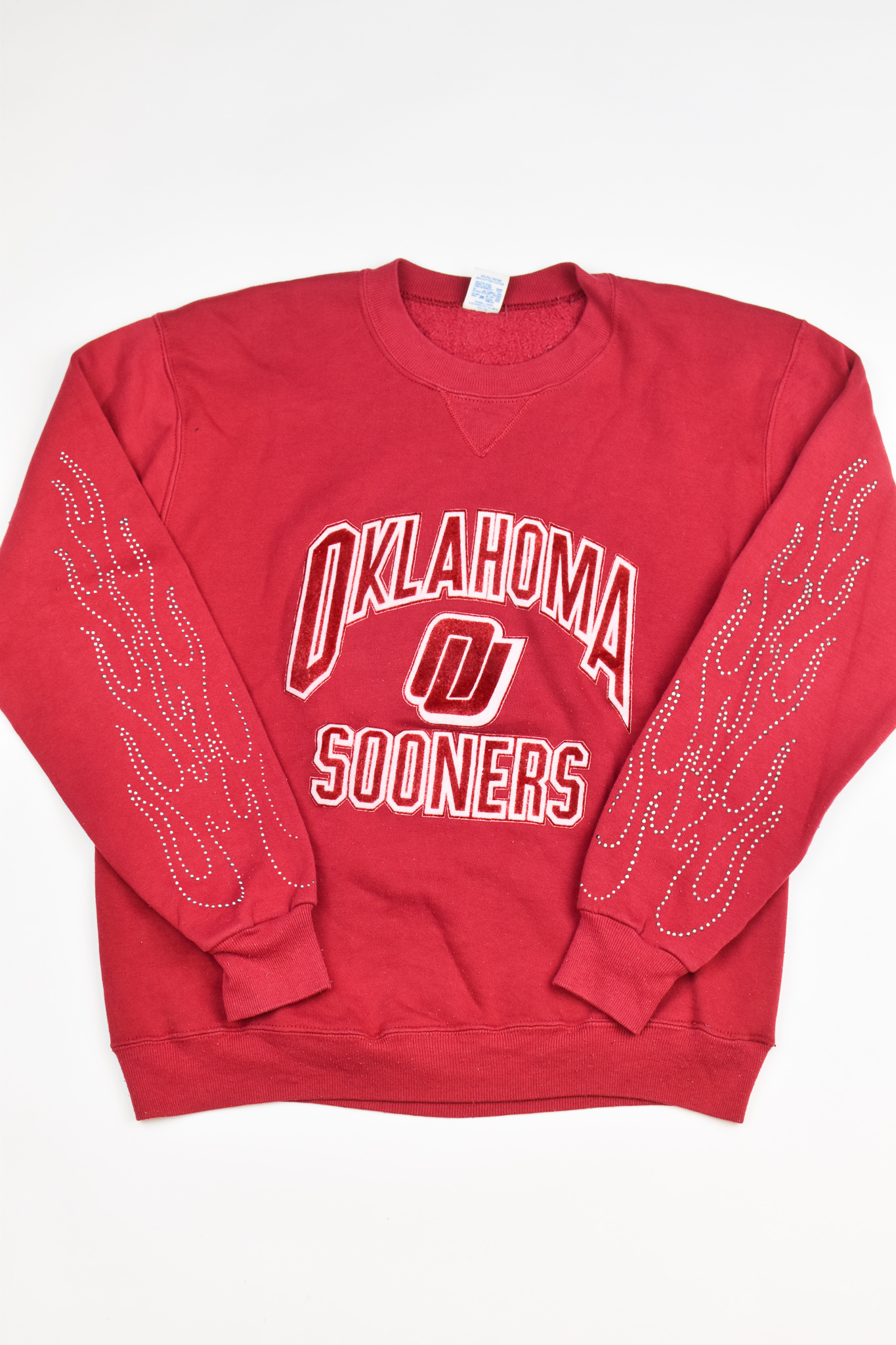 Upcycled Vintage Oklahoma Flame Sweatshirt