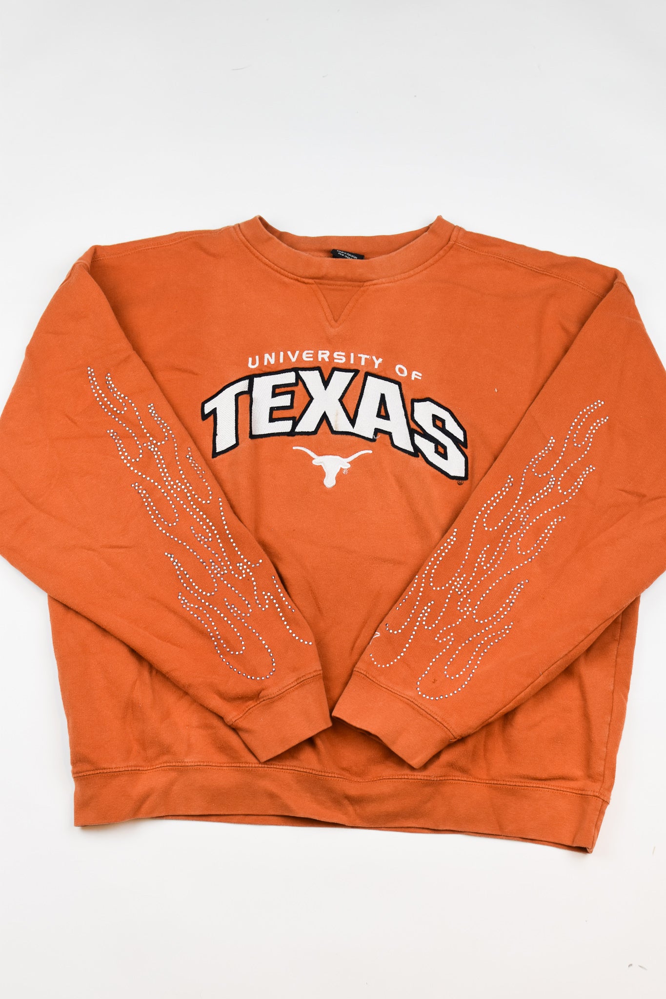 Upcycled Vintage Texas Flame Sweatshirt