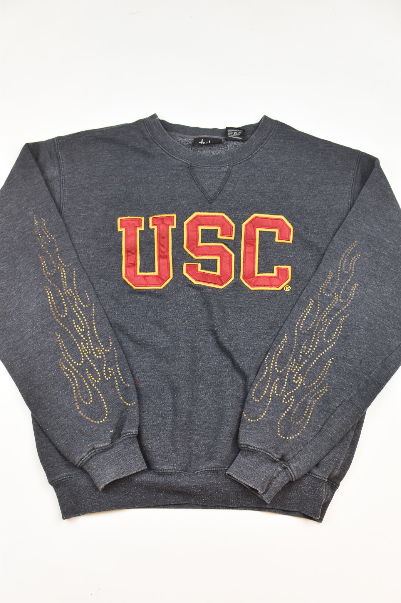 Upcycled Vintage USC Flame Sweatshirt