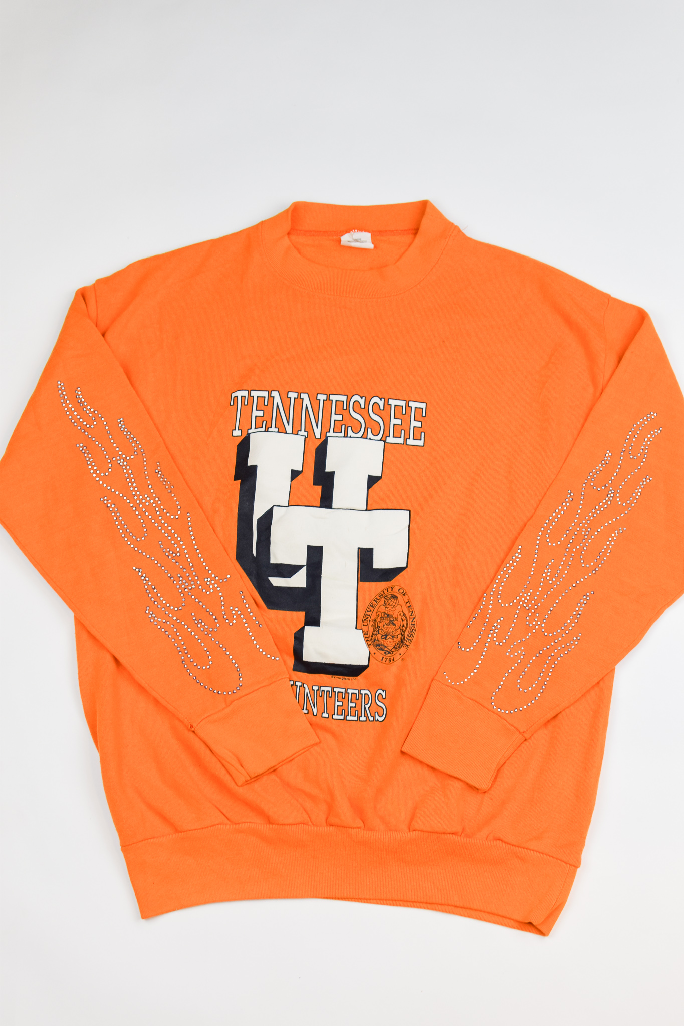 Upcycled Vintage Tennessee Flame Sweatshirt