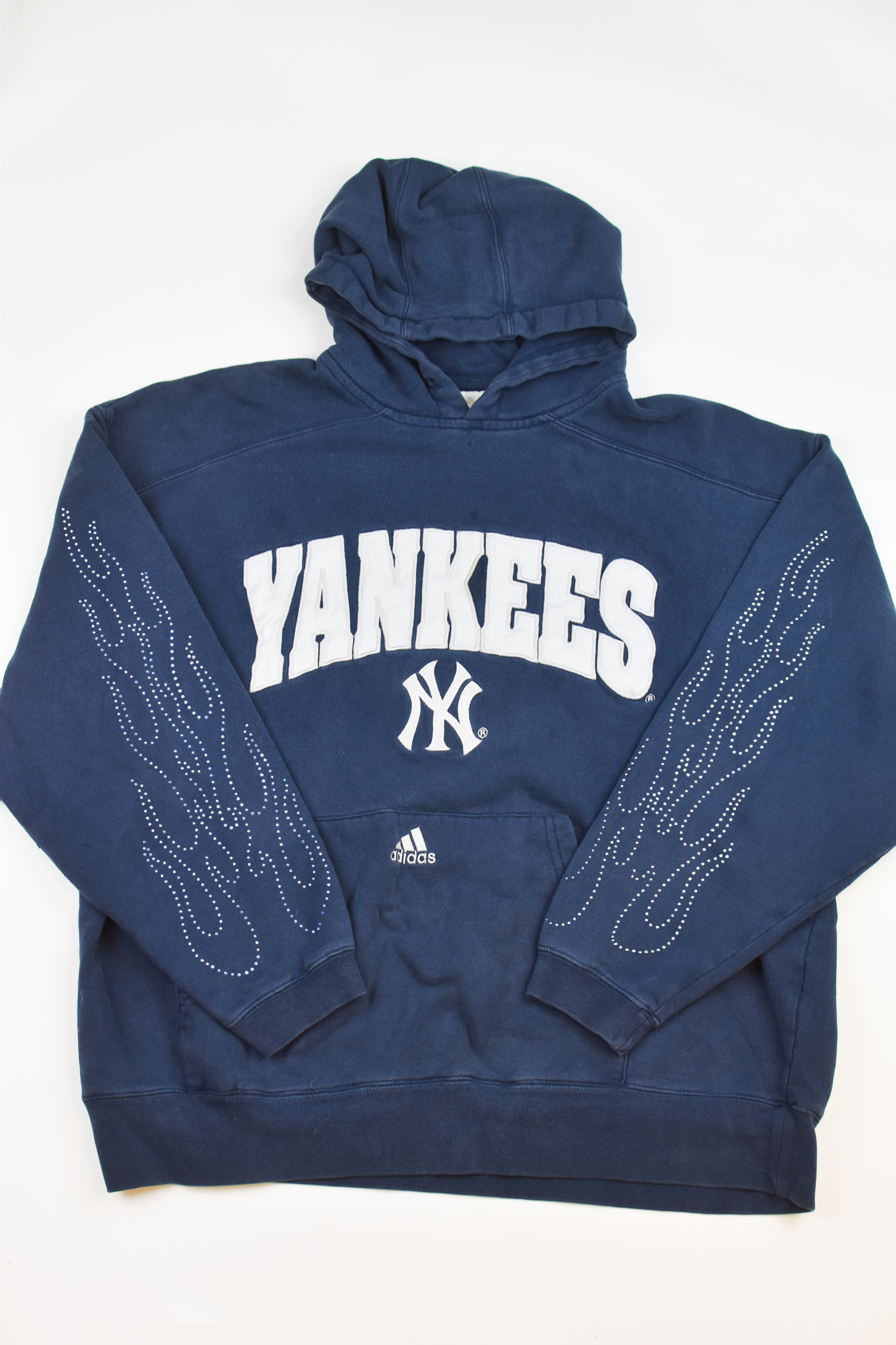 Upcycled Vintage Yankees Flame Sweatshirt